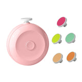 Maxbell Electric Nail Clipper Portable Lightweight Fingernail Trimmer Adults Elderly Pink