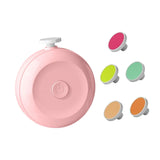 Maxbell Electric Nail Clipper Portable Lightweight Fingernail Trimmer Adults Elderly Pink