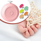 Maxbell Electric Nail Clipper Portable Lightweight Fingernail Trimmer Adults Elderly Pink