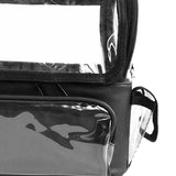 Maxbell Makeup Brush Case with Removable Divider Waterproof with Handle Professional Black