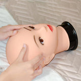 Maxbell Mannequin Head Multipurpose Sturdy Professional Training Head for Wig Making