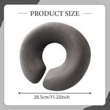 Maxbell Face Down Pillow Comfortable Support Prone Pillow for Home Beauty Salons SPA Dark Gray