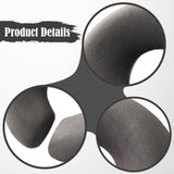 Maxbell Face Down Pillow Comfortable Support Prone Pillow for Home Beauty Salons SPA Dark Gray