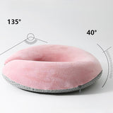 Maxbell Face Down Pillow Comfortable Support Prone Pillow for Home Beauty Salons SPA Pink