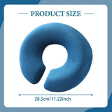 Maxbell Face Down Pillow Comfortable Support Prone Pillow for Home Beauty Salons SPA Blue