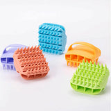 Maxbell Scalp Massager Shampoo Brush for Men Women for Wet Dry Hair Compact Silicone Blue
