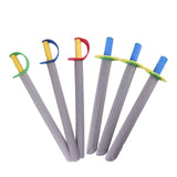 Maxbell 6Pcs Foam Swords Ornament Props Fun for Kids for Birthday Activities Knights