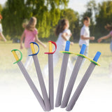 Maxbell 6Pcs Foam Swords Ornament Props Fun for Kids for Birthday Activities Knights