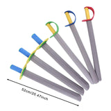 Maxbell 6Pcs Foam Swords Ornament Props Fun for Kids for Birthday Activities Knights