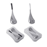 Maxbell Stainless Steel Ice Globe for Face & Eyes Practical Ergonomic Cooling Globes Black Handle 1pc