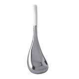 Maxbell Stainless Steel Ice Globe for Face & Eyes Practical Ergonomic Cooling Globes White Handle 1pc
