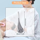 Maxbell Stainless Steel Ice Globe for Face & Eyes Practical Ergonomic Cooling Globes White Handle 1pc