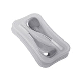 Maxbell Stainless Steel Ice Globe for Face & Eyes Practical Ergonomic Cooling Globes White Handle 2pcs