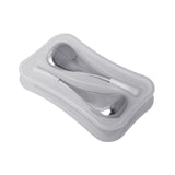 Maxbell Stainless Steel Ice Globe for Face & Eyes Practical Ergonomic Cooling Globes White Handle 2pcs