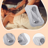 Maxbell Stainless Steel Ice Globe for Face & Eyes Practical Ergonomic Cooling Globes White Handle 2pcs