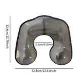 Maxbell Hair Perming Neck Tray Neck Rest Perm Container Multipurpose Hair Salon Tool Gray