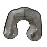 Maxbell Hair Perming Neck Tray Neck Rest Perm Container Multipurpose Hair Salon Tool Gray