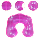 Maxbell Hair Perming Neck Tray Neck Rest Perm Container Multipurpose Hair Salon Tool Pink