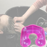 Maxbell Hair Perming Neck Tray Neck Rest Perm Container Multipurpose Hair Salon Tool Pink
