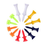 Maxbell 50 Pieces Golf Tees Exercise Durability Practicing for Adults Indoor Outdoor Orange 25mm