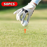 Maxbell 50 Pieces Golf Tees Exercise Durability Practicing for Adults Indoor Outdoor Orange 25mm