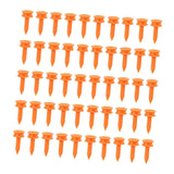 Maxbell 50 Pieces Golf Tees Exercise Durability Practicing for Adults Indoor Outdoor Orange 25mm
