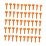 Maxbell 50 Pieces Golf Tees Exercise Durability Practicing for Adults Indoor Outdoor Orange 25mm