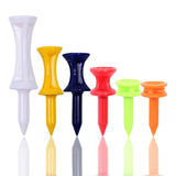 Maxbell 50 Pieces Golf Tees Exercise Durability Practicing for Adults Indoor Outdoor Orange 25mm