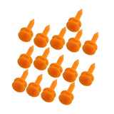 Maxbell 50 Pieces Golf Tees Exercise Durability Practicing for Adults Indoor Outdoor Orange 25mm