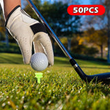 Maxbell 50 Pieces Golf Tees Exercise Durability Practicing for Adults Indoor Outdoor Green 25mm