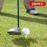 Maxbell 50 Pieces Golf Tees Exercise Durability Practicing for Adults Indoor Outdoor Green 25mm