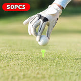 Maxbell 50 Pieces Golf Tees Exercise Durability Practicing for Adults Indoor Outdoor Green 25mm
