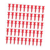 Maxbell 50 Pieces Golf Tees Exercise Durability Practicing for Adults Indoor Outdoor Red 30mm