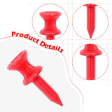 Maxbell 50 Pieces Golf Tees Exercise Durability Practicing for Adults Indoor Outdoor Red 30mm