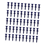 Maxbell 50 Pieces Golf Tees Exercise Durability Practicing for Adults Indoor Outdoor Blue 35mm