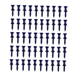 Maxbell 50 Pieces Golf Tees Exercise Durability Practicing for Adults Indoor Outdoor Blue 35mm