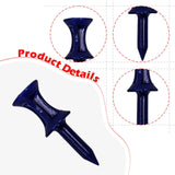 Maxbell 50 Pieces Golf Tees Exercise Durability Practicing for Adults Indoor Outdoor Blue 35mm