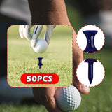 Maxbell 50 Pieces Golf Tees Exercise Durability Practicing for Adults Indoor Outdoor Blue 35mm