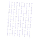 Maxbell 50 Pieces Golf Tees Exercise Durability Practicing for Adults Indoor Outdoor White 50mm