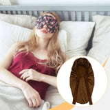 Maxbell Satin Bonnet Elastic Bath Hat Women Hair Bonnet for Makeup Bath Washing Face Brown