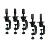 Maxbell 5Pcs Table Clamp Mannequin Head Holder Clamp Wig Mannequin Head Stand Holder