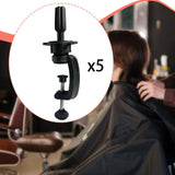Maxbell 5Pcs Table Clamp Mannequin Head Holder Clamp Wig Mannequin Head Stand Holder