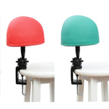 Maxbell 2 Pieces Hat Display Wig Head Bracket Portable Wig Holder for Women Lady Wig Black