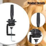 Maxbell 2 Pieces Hat Display Wig Head Bracket Portable Wig Holder for Women Lady Wig Black