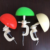 Maxbell 2 Pieces Hat Display Wig Head Bracket Portable Wig Holder for Women Lady Wig White