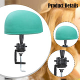 Maxbell Half Mannequin Head Sewing Hair Soft for Hairdresser Training Home Salon Use