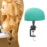 Maxbell Half Mannequin Head Sewing Hair Soft for Hairdresser Training Home Salon Use