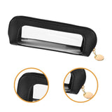 Maxbell Makeup Brush Bag for Home Office Travel Accessories with Zipper Carrying Bag Black