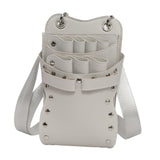 Maxbell Salon Hair Scissors Pouch Portable Hairdresser Scissors Bag  Barber  White