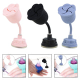 Maxbell Nail Polish Bottle Holder Nail Polish Stand for Manicure Fingernail Painting Pink